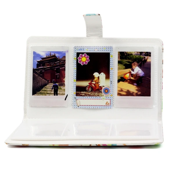 Tatlı Desenli 3 İnç DIY PU Mini Yaratıcı Polaroid Fotoğraf Albümü 32 Sayfa - 4