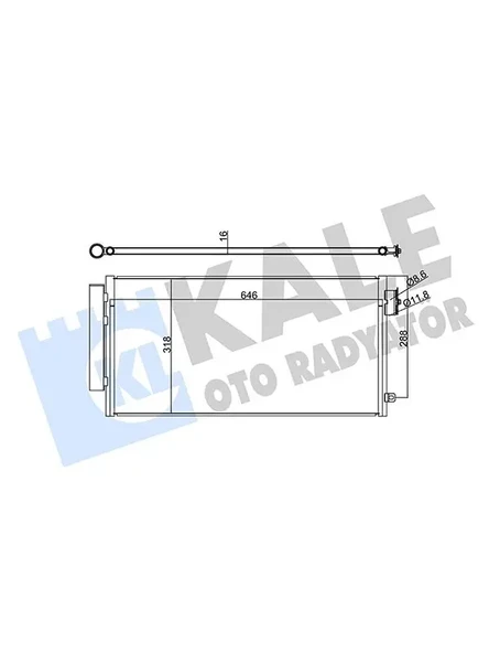 KLIMA RADYATORU (CONDENSER) EGEA 1,3 1,6 MJET 1,4 BENZINLI