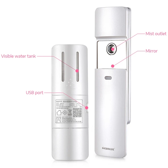 KSKIN KD777 Nano Soğuk Yüz Spreyi Taşınabilir Beyaz - 3