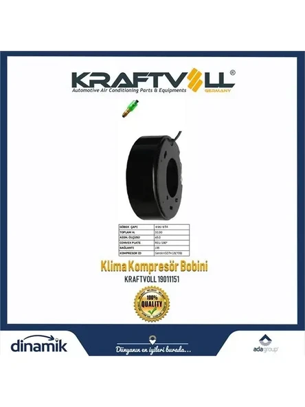 KLIMA KOMPRESOR BOBINI SANDEN-7H15-(709)-12V
