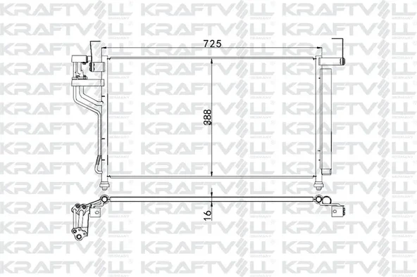 KLIMA RADYATORU (KONDENSER) H 1