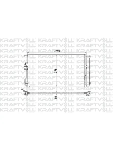 KLIMA RADYATORU HYUNDAI TUCSON 1.6 CRDI 15- KIA SPORTAGE CRDI1.6