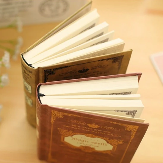 64K Küçük Cep Boyu Vintage Defter El Kapaklı Büyülü Formüller Cepli Planlayıcı Günlük Seyahat Notu A5 Yeşil - 5