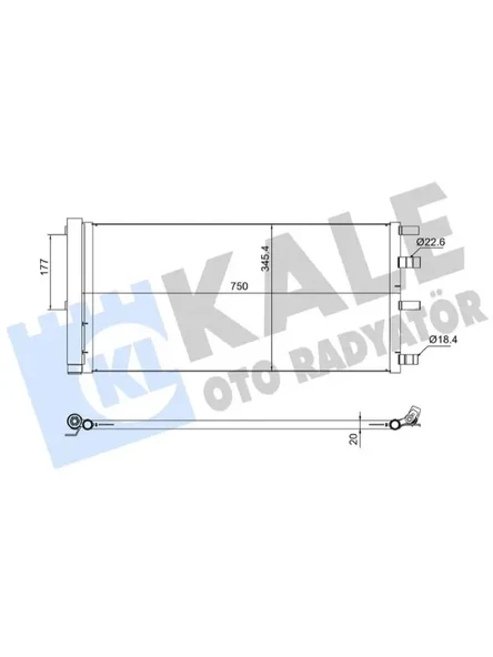 KLIMA RADYATORU FORD TRANSIT V362-V363 2.0 ECOBLUE 16