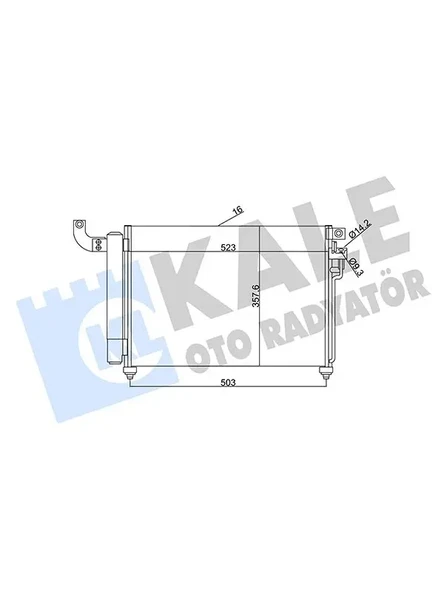 KLIMA RADYATORU KOMPLE RIO CRDI 2006 DIZEL