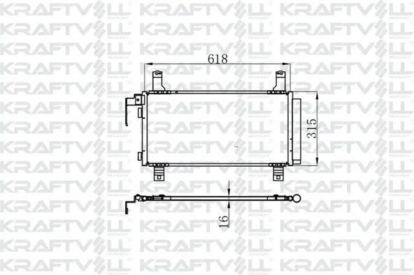 KLIMA RADYATORU MAZDA 6 2.0 2002 2007