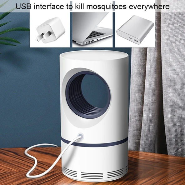 188 Model 5W USB Fotokatalitik Sivrisinek ve Sinek Öldürücü Lamba 17.5x10 cm - 8