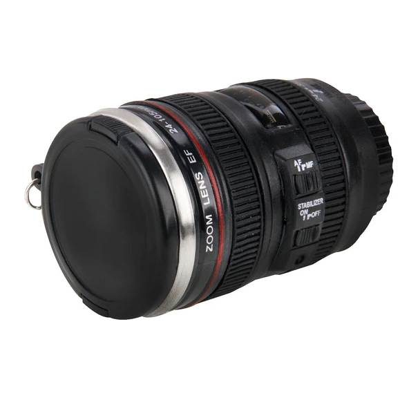 Mini Zoom EF 24-105mm Model Lens Tasarımlı Termos Kupa - 4