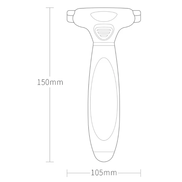 Orijinal Xiaomi Youpin Pawbby Tek Elle Kullanılan Evcil Hayvan Tüyü Temizleme Tarağı - 3