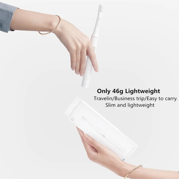 Orijinal Xiaomi Mijia T100 Sonic Elektrikli Diş Fırçası Beyaz - 5
