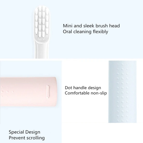 Orijinal Xiaomi Mijia T100 Sonic Elektrikli Diş Fırçası Beyaz - 3