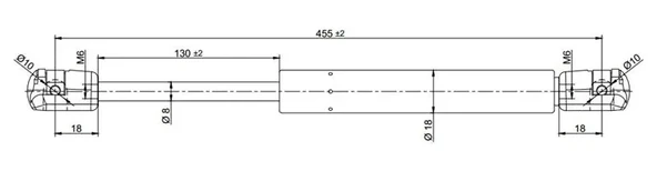 KAPUT AMORTISORU CADDY 0415 (2 ADET)