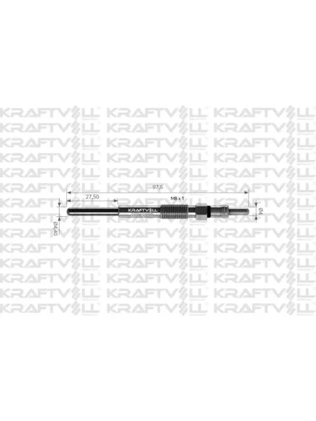 KIZDIRMA BUJISI 11V 407-607-807-4007 2.2 HDI 06 C5-C6-C8 2.2 HDI OUTLANDER 2.2 DI-D 4WD (12 ADET)
