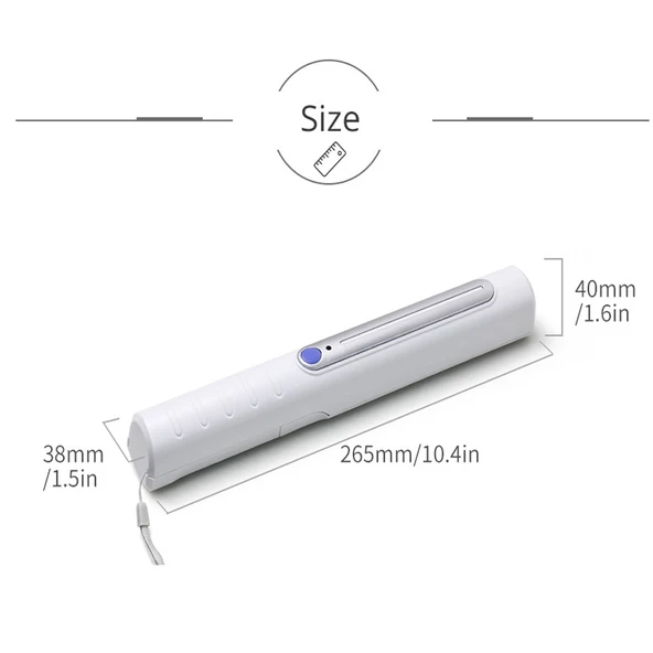 Taşınabilir El Tipi 3W UV Hızlı Dezenfeksiyon Çubuğu - 3