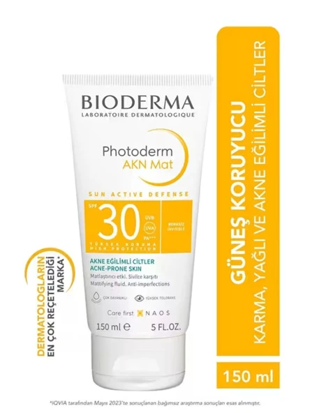 Bioderma Photoderm Akn Mat 30 Faktör 150 ml