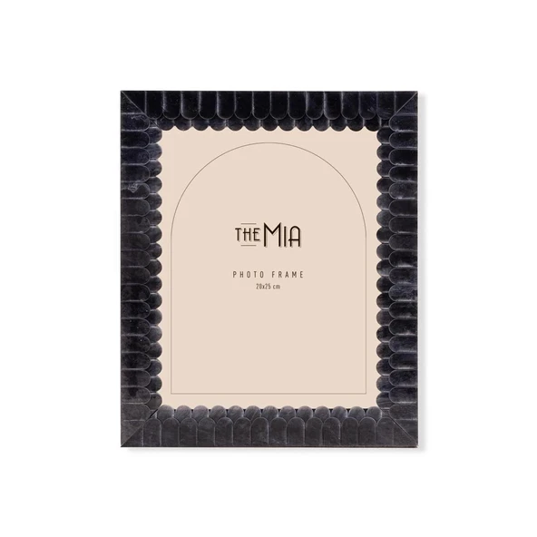 The Mia Wavy Fotoğraf Çerçevesi Siyah 25x30 Cm CRV0041