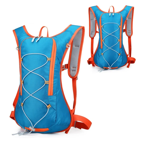 Haweel Mavi Outdoor Kamp Bisiklet Koşu Su Torbalı Sırt Çantası