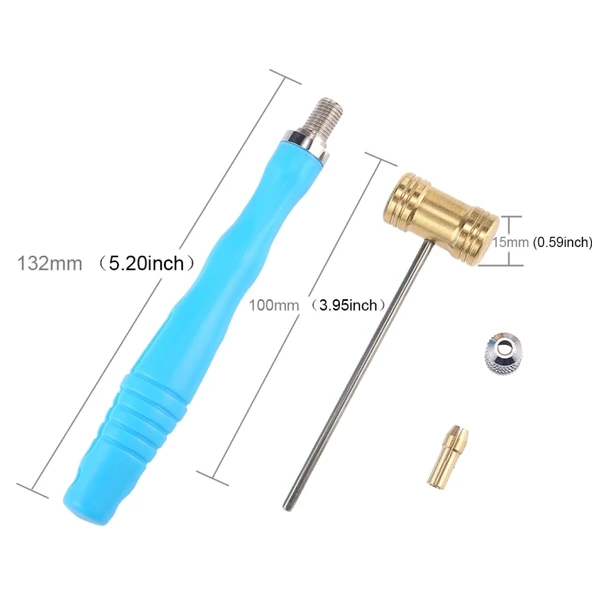 15mm Mini Yuvarlak Başlı Küçük Bakır Çekiç - 3