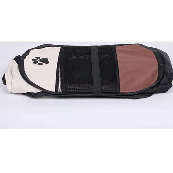 Moda Oxford Kumaş Su Geçirmez Katlanabilir Sekizgen Köpek Çadırı Açık Mavi 73x73x43 cm - 7