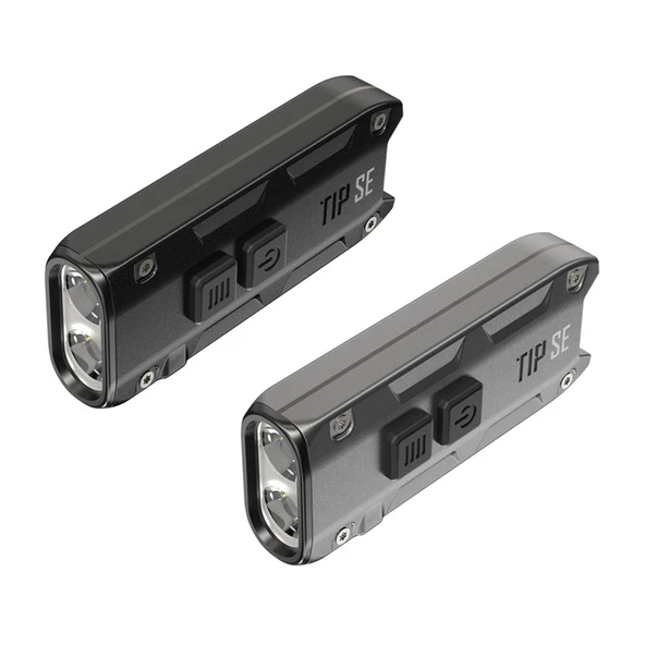 Nitecore 700 Lümen TIP SE Mini LED Parlak El Feneri USB Şarjlı Metal Siyah - 2