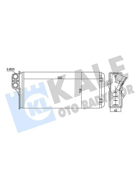 KALORIFER RADYATORU OPEL MOVANO RENAULT MASTER II NISSAN INTERSTAR 1.9 DCI 2.2 DCI 2.5 DCI 2.8 DCI