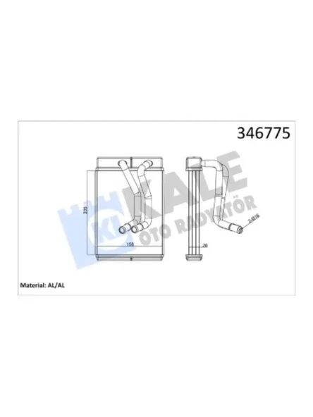 KALORIFER RADYATORU HYUNDAI SONATA 9805
