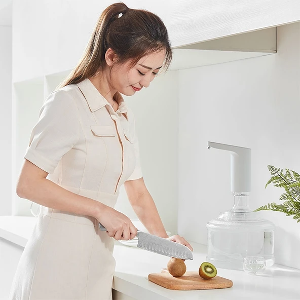 Xiaomi Youpin XiaoLang TDS Otomatik Mini Dokunmatik Anahtarlı Kablosuz Şarjlı Elektrikli Su Pompası Beyaz Normal Versiyon - 11