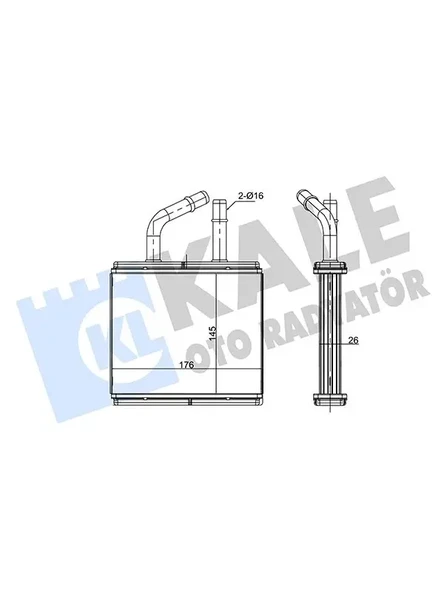 KALORIFER RADYATORU MAZDA 323 PV 96-98 323 CV 323 FV 323 SV 94-98 323 F VI 98-