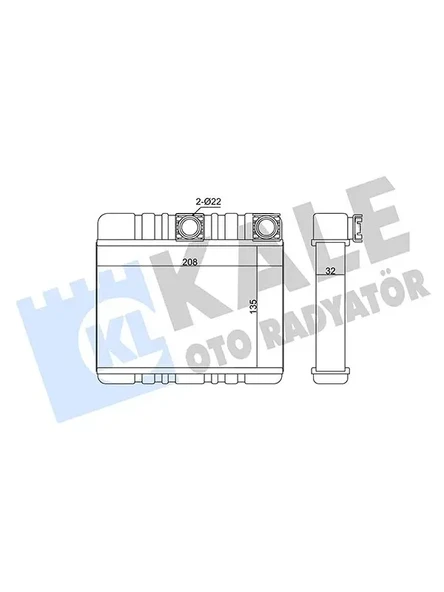 KALORIFER RADYATORU BMW E46 9805 E83 0611