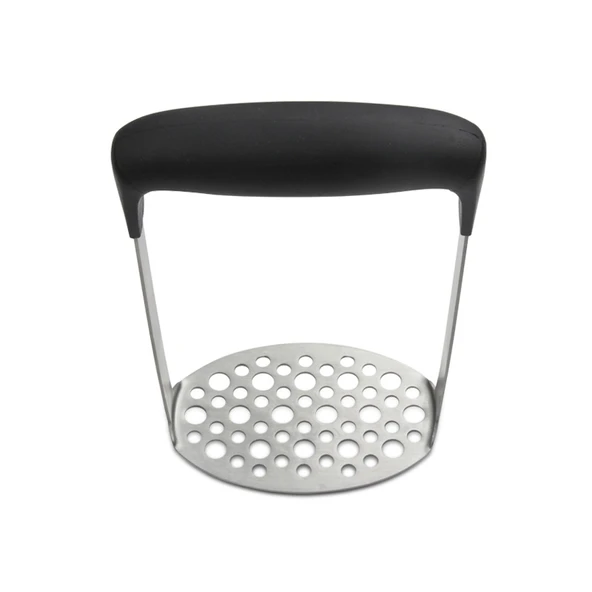 Paslanmaz Çelik Tek Katmanlı Kabak ve Patates Ezici Geniş Yatay Ergonomik Saplı - 2