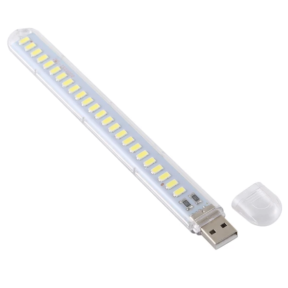 3W 24 LED USB Kitap Lambası Taşınabilir Beyaz Işık 5V 200LM - 2