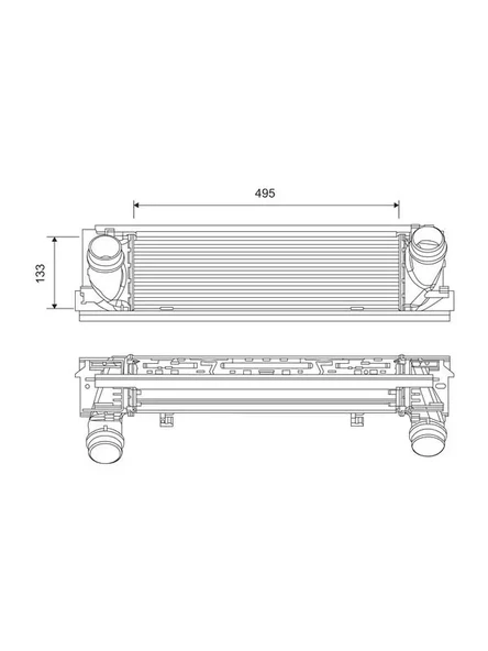 INTERCOOLER RADYATORU BMW B47 N57 N47 F20 F30 F32 F34 F36 F22