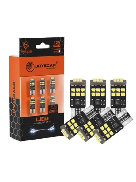 JOYECAR X3 SERISI T10 194 W5W IC AYDINLATMA AMPULU 6 ADET MAVI