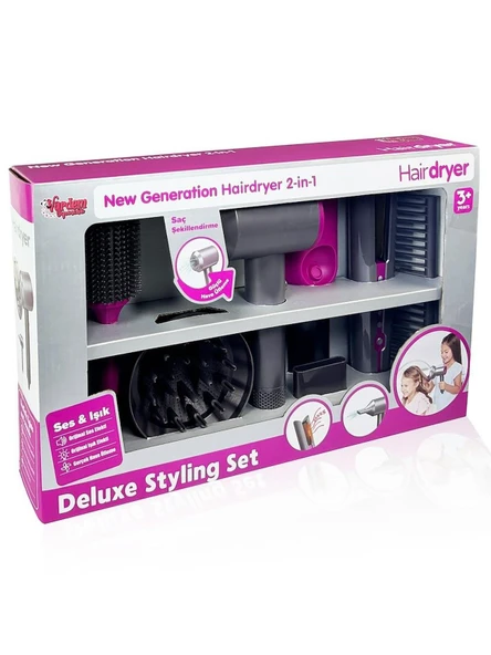 Hair 8 Parça Sesli Işıklı Saç Bakım Seti 2889 - Resim 3