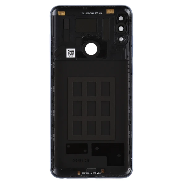 Asus Zenfone Max Pro M2 ZB631KL Uyumlu Koyu Mavi Kamera Lensli ve Yan Tuşlu Arka Kapak - 3