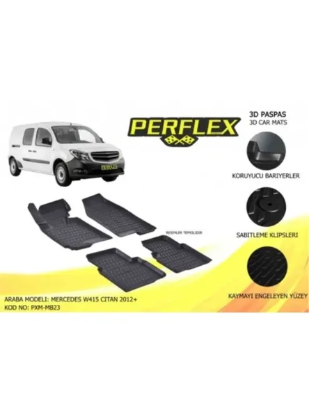 HAVUZLU PASPAS 3D X-MAT SIYAH CITAN 415 12