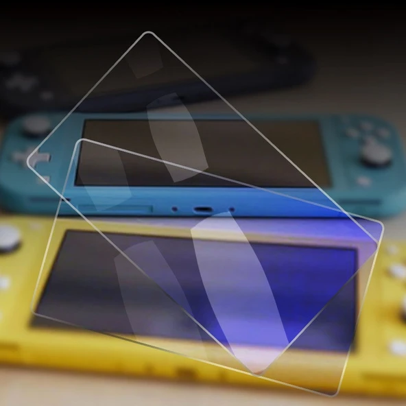 Nintendo Switch Lite Uyumlu Şeffaf Silikon Tam Korumalı Kılıf ve Ekran Koruyucu - 7