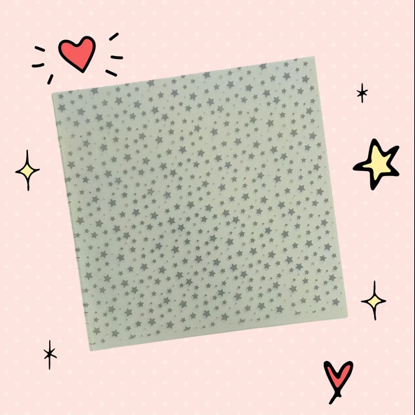 Homix Yıldızlı 5 Renk Origami Kağıdı 15x15 Kalın (150 Adet) - 6