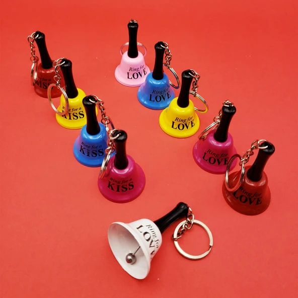Resepsiyon Zili El Çanı Anahtarlık - Ring For - 3