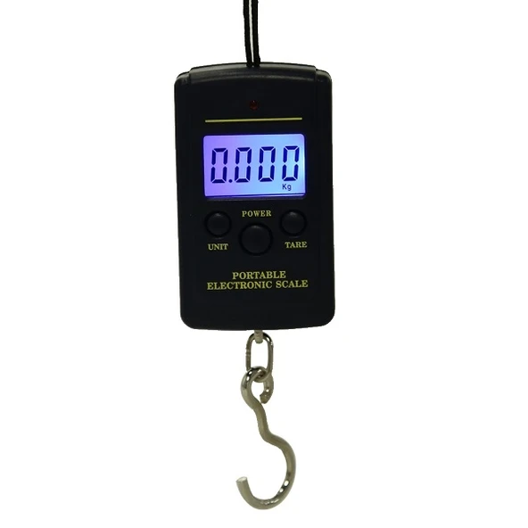 40kg Kapasiteli Mini Dijital Balık Tartısı Backlightli