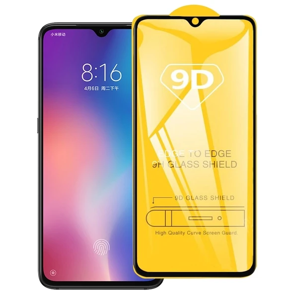 Xiaomi Redmi Note 8 2021 Uyumlu 9D Tam Kaplama Tam Ekran Temperli Cam