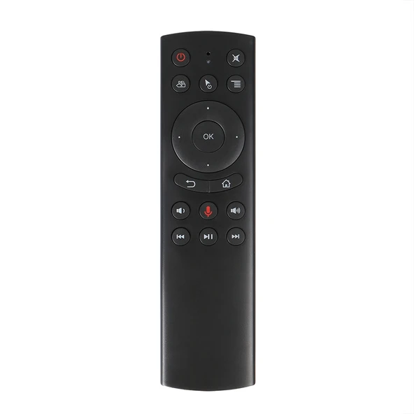 G20S 2.4G Hava Faresi Uzaktan Kumanda Sesli Girdi IR Öğrenme 6 Eksen Jiroskop PC Android TV Laptop Projektör - 1
