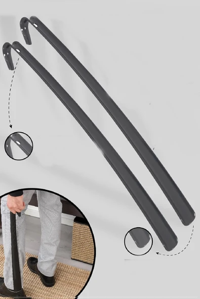 2 Lİ Ayakkabı Çekeceği - Esnek Plastik Uzun Kerata - 3