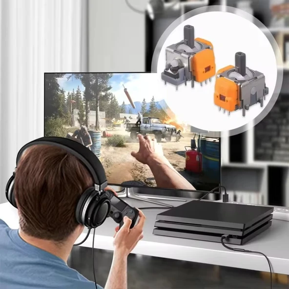 PS5 Gen3 Yüksek Hassasiyetli Ayarlanabilir Hall Elektromanyetik Joystick - 5