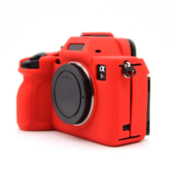 Sony A7RV Aynasız Kamera Koruyucu Silikon Kılıf Siyah - 6