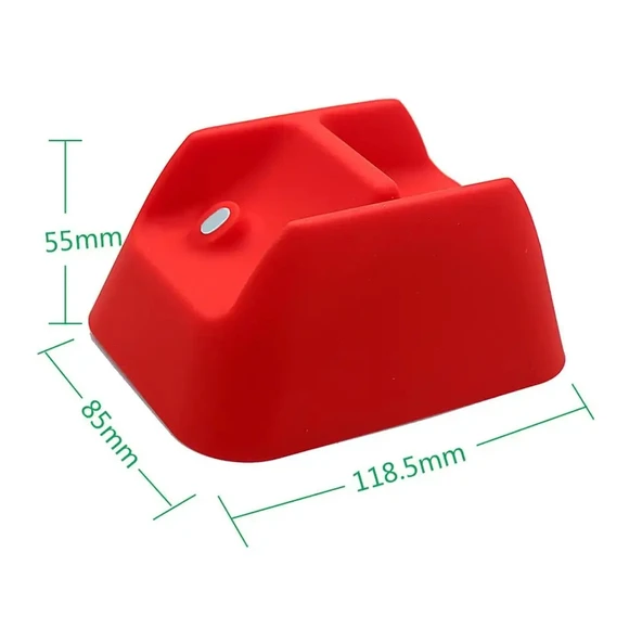 AirPods Max Kablosuz Kulaklık Silikon Şarj Standı Kırmızı - 3