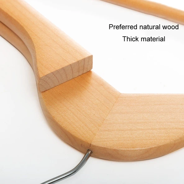 Katı Okaliptus Ahşap Kaymaz Askılık Model 1 - 4
