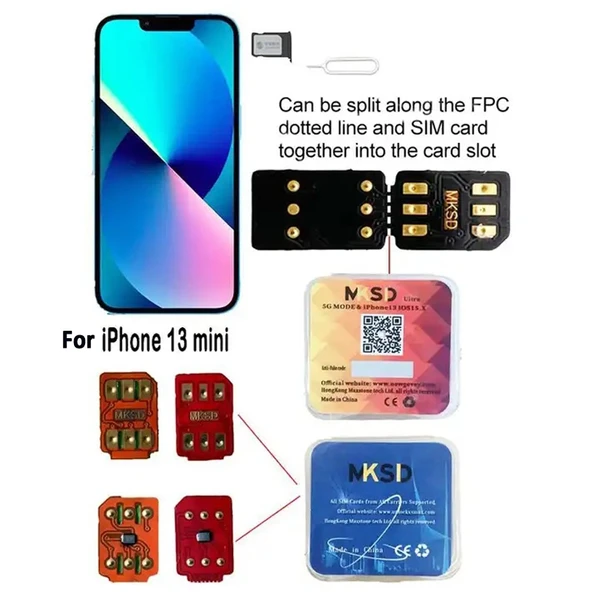 MKSD Ultra 5G iPhone Serisi İçin Kilit Açma SIM Kartı - 3