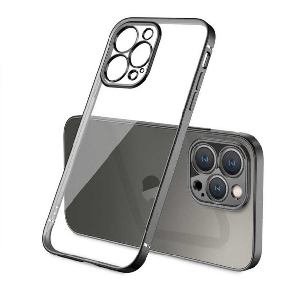 Apple iPhone 13 Pro Max Kılıf Zore Gbox Renkli Kenar Kılıf