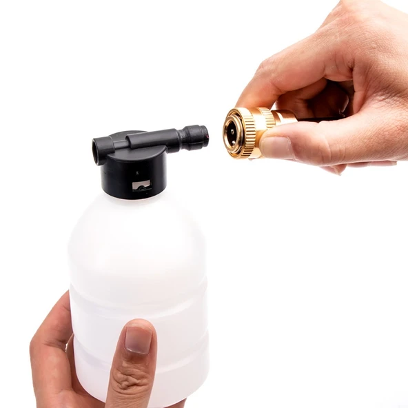 HILDA 21V Yüksek Basınçlı Su Tabancası Lityumlu Araba Yıkama Seti Plastik Kasa UK Fişli 1 Bataryalı - 7